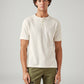Men's Textured Regular Fit Textured T-Shirt - Front View