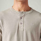 Men's Textured Regular Fit Textured T-Shirt - Detail View