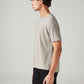 Men's Textured Regular Fit Textured T-Shirt - Side View