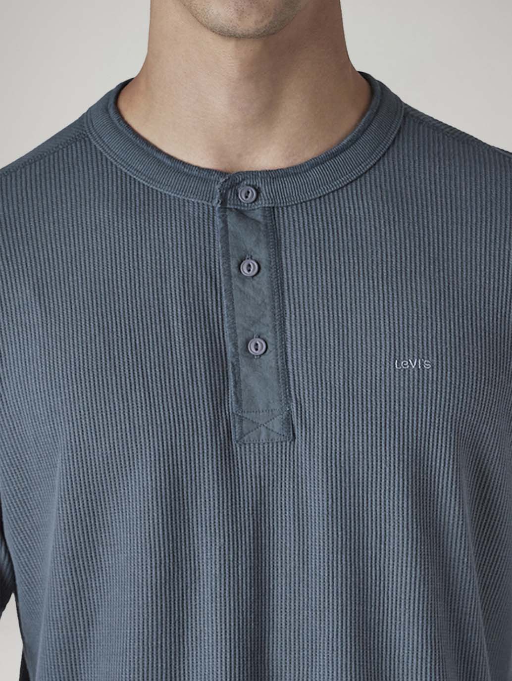 Men's Solid Regular Fit Waffle T-Shirt - 20 View