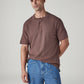 Men's Solid Regular Fit Waffle T-Shirt - Styleshot View