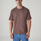 Men's Solid Regular Fit Waffle T-Shirt - Front View