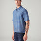 Men's Checkered Boxy Fit Shirt - Side View