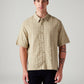 Men's Checkered Boxy Fit Shirt - Front View