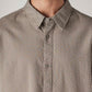 Men's Textured Boxy Fit Oxford Shirt - Detail View