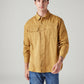 Men's Solid Relaxed Fit Commuter Shirt - Front View