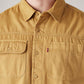 Men's Solid Relaxed Fit Commuter Shirt - Detail View