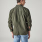 Men's Solid Relaxed Fit Overdyed Shirt - Back View