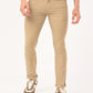 Men's 511 Beige Slim Fit Mid Rise Chinos - jpg View