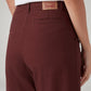 Women's Maroon Loose Fit High Rise Trousers - 20 View