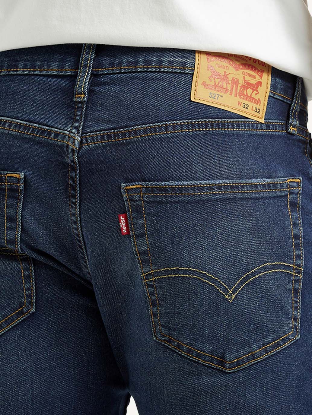 Men's 527 Dark Indigo Bootcut Fit Mid Rise Jeans - Detail View