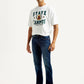 Men's 527 Dark Indigo Bootcut Fit Mid Rise Jeans - Side View