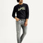 Men's 527 Light Grey Bootcut Fit Mid Rise Jeans - Styleshot View