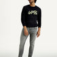 Men's 527 Light Grey Bootcut Fit Mid Rise Jeans - Front View