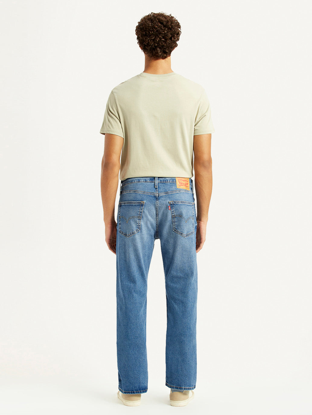 Men's 527 Med Indigo Bootcut Fit Mid Rise Jeans - Back View
