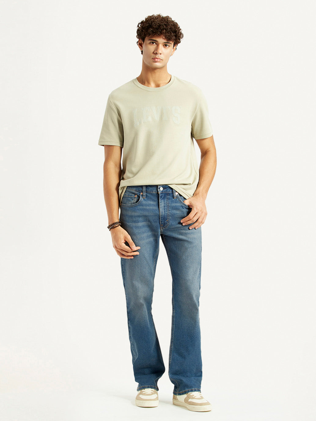 Men's 527 Mid Indigo Bootcut Fit Mid Rise Jeans