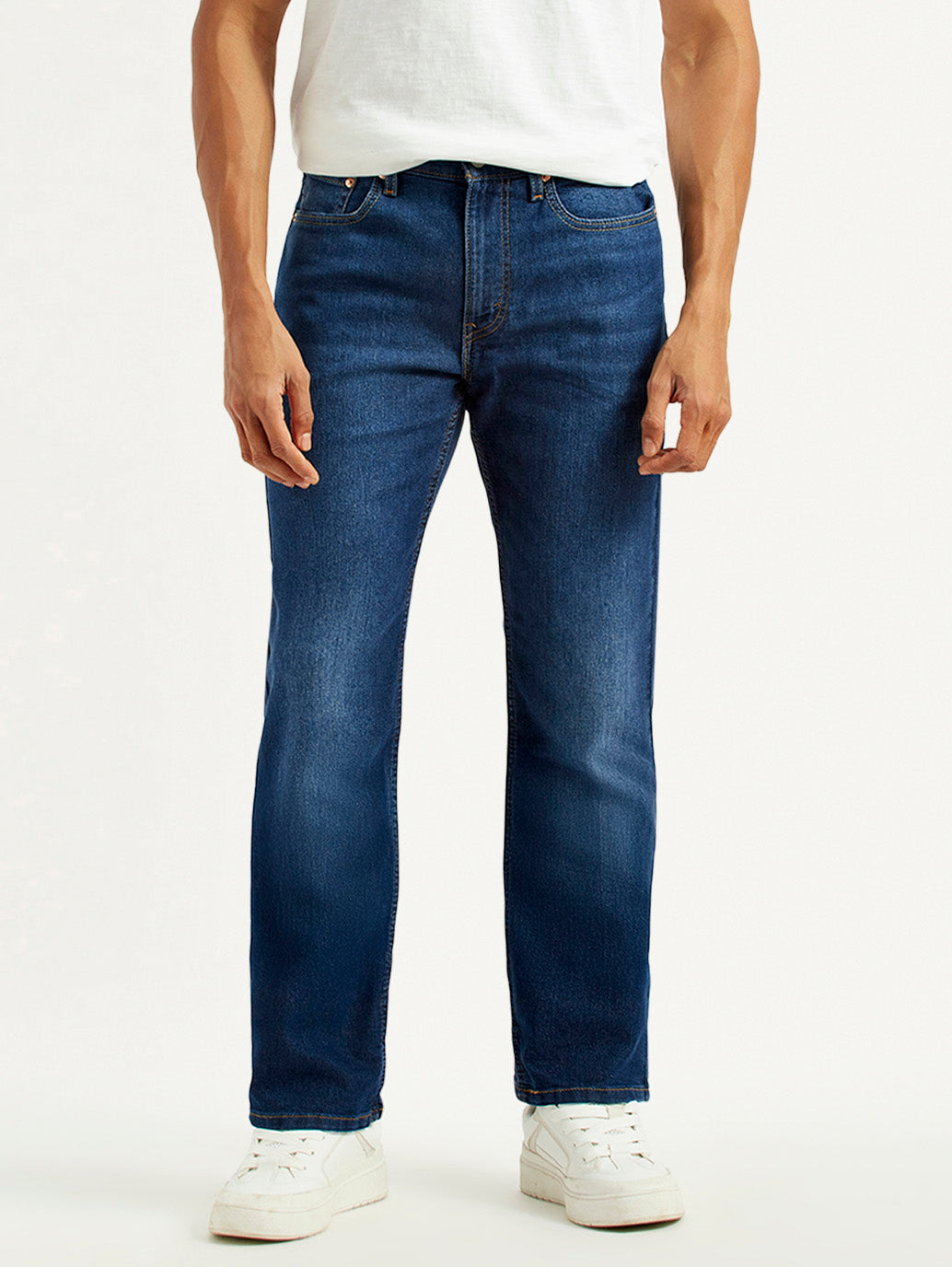 Men's 527 Indigo Slim Bootcut Fit Mid Rise Jeans - Front View