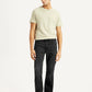 Men's 527 Black Slim Bootcut Fit Mid Rise Jeans - Front View
