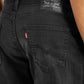 Men's 527 Black Slim Bootcut Fit Mid Rise Jeans - Detail View