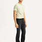 Men's 527 Black Slim Bootcut Fit Mid Rise Jeans - Side View
