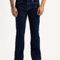 Men's 527 Dark Indigo Bootcut Mid Rise Jeans - Front View