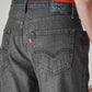Men's 527 Charcoal Grey Bootcut Fit Mid Rise Jeans - Detail View
