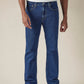 Mens 527 Mid Rise Bootcut Fit Cotton Stretch Blend Jeans - Front View