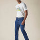 Mens 527 Mid Rise Bootcut Fit Cotton Stretch Blend Jeans - Side View