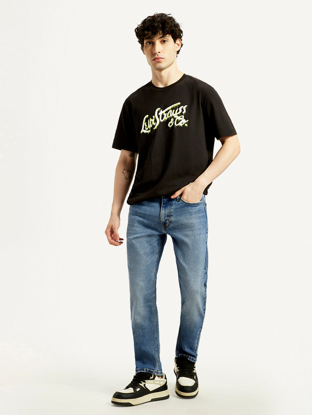 Men's 517 Med Indigo Bootcut Fit Mid Rise Jeans