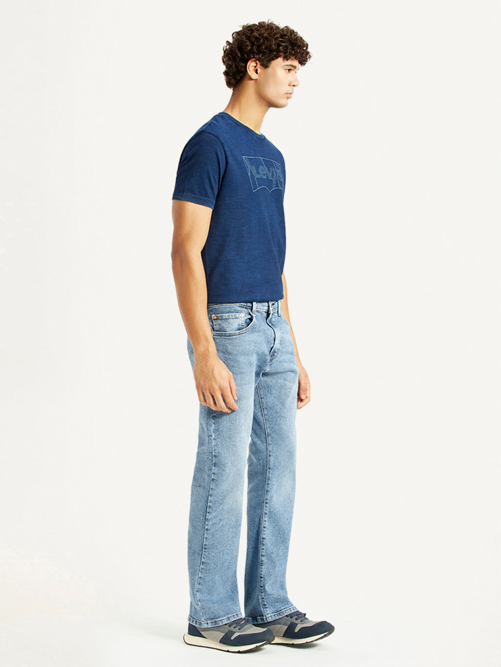 Men's 517 Light Indigo Bootcut Fit Mid Rise Jeans - Side View