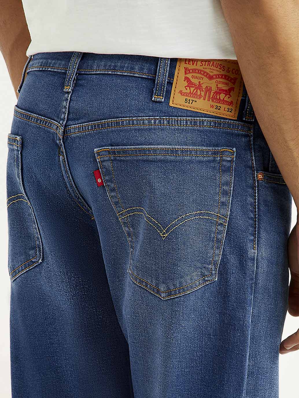 Men's 517 Med Indigo Bootcut Fit Mid Rise Jeans - Detail View