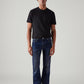 Men's 517 Dark Blue Bootcut Fit Mid Rise Tinted Jeans - Front View