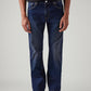 Men's 517 Dark Blue Bootcut Fit Mid Rise Tinted Jeans - Front View