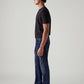 Men's 517 Dark Blue Bootcut Fit Mid Rise Tinted Jeans - Side View