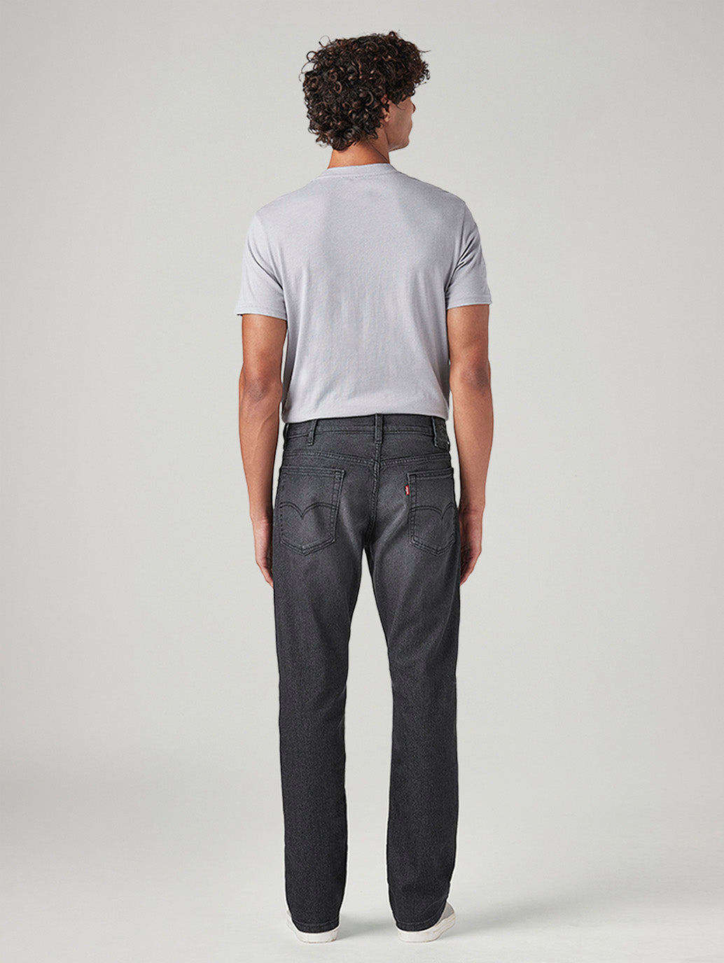 Men's 517 Charcoal Grey Bootcut Fit Mid Rise Jeans - Back View
