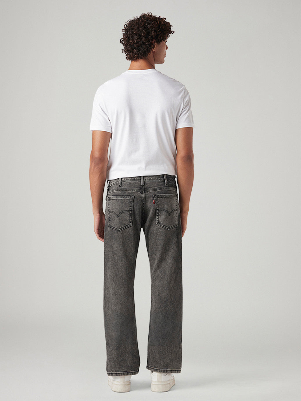 Men's 517 Charcoal Grey Bootcut Fit Mid Rise Jeans - Back View