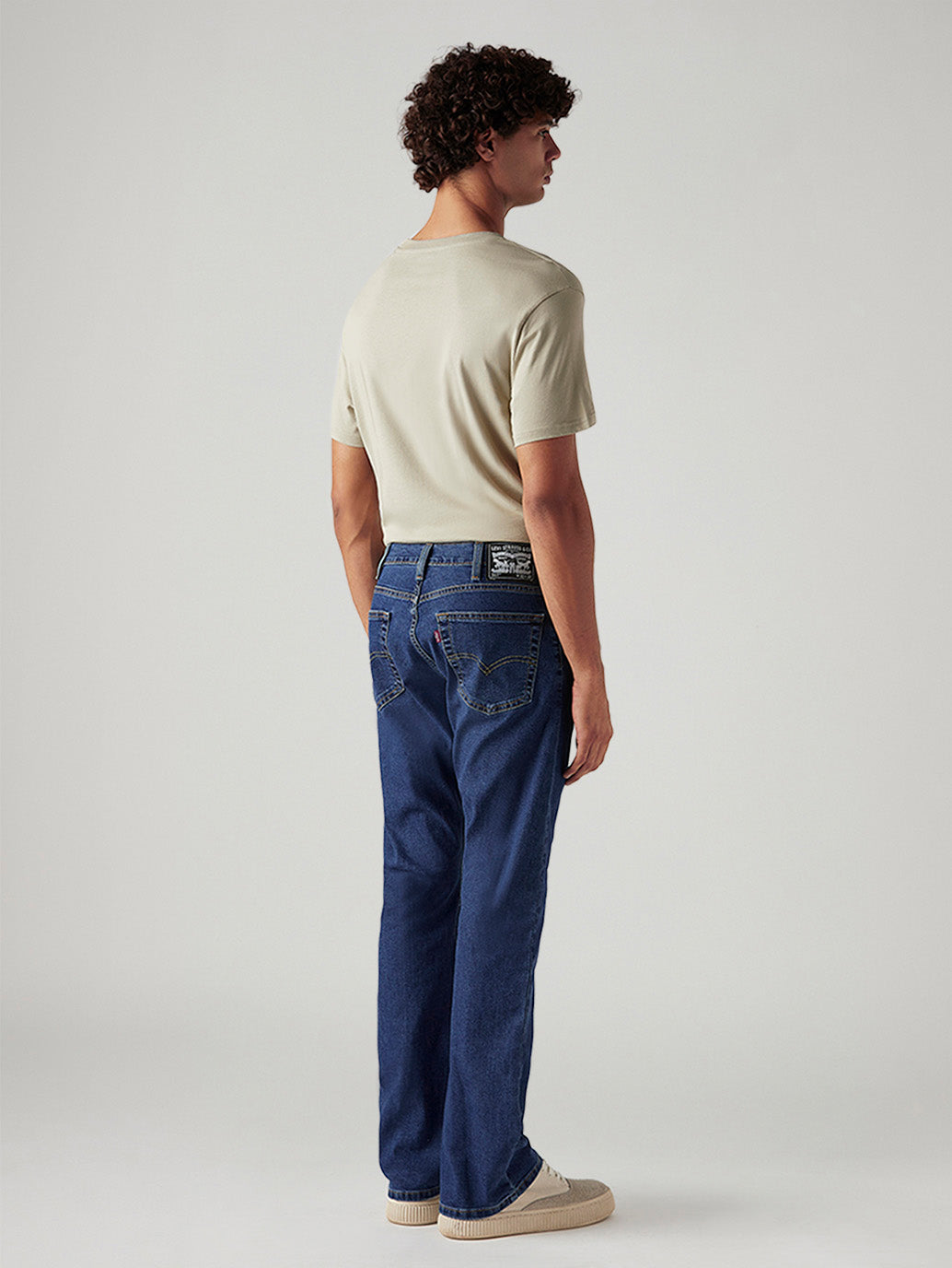 Men's 517 Med Indigo Bootcut Mid Rise Jeans - Back View