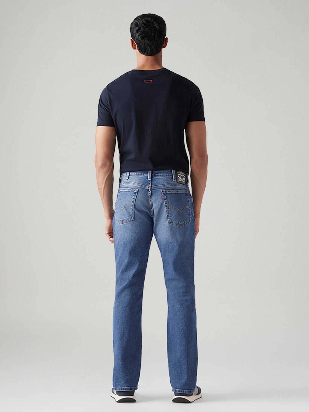 Men's 517 Med Indigo Bootcut Fit Mid Rise Jeans - Back View