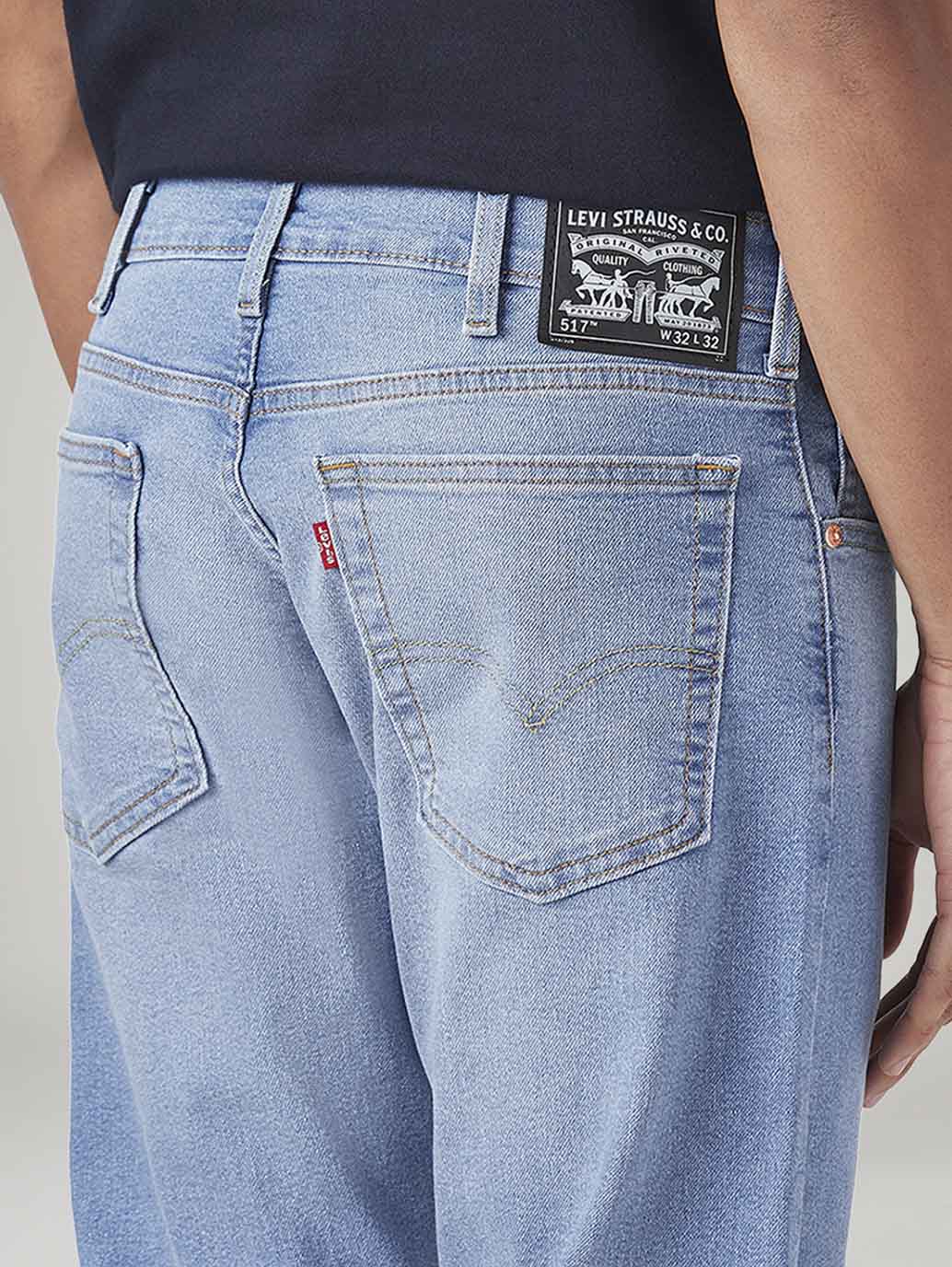 Men's 517 Light Blue Bootcut Fit Mid Rise Jeans - 20 View