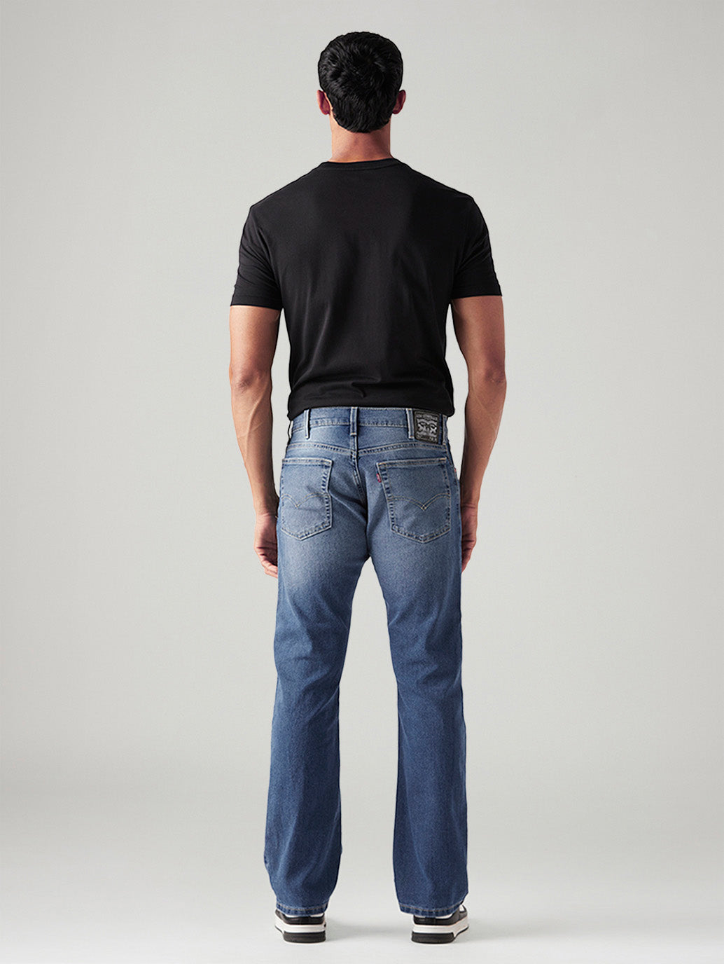 Men's 517 Med Indigo Bootcut Fit Mid Rise Jeans - Back View
