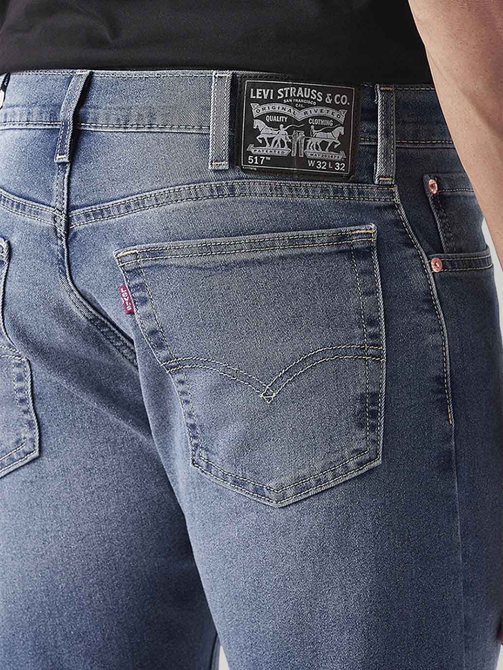 Men's 517 Med Indigo Bootcut Fit Mid Rise Jeans - Detail View