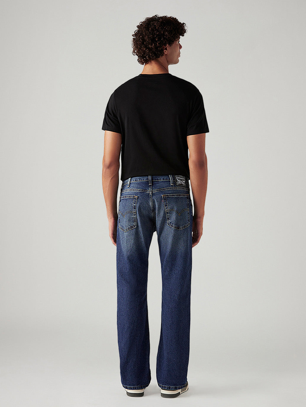 Men's 517 Dark Indigo Bootcut Mid Rise Jeans - Back View