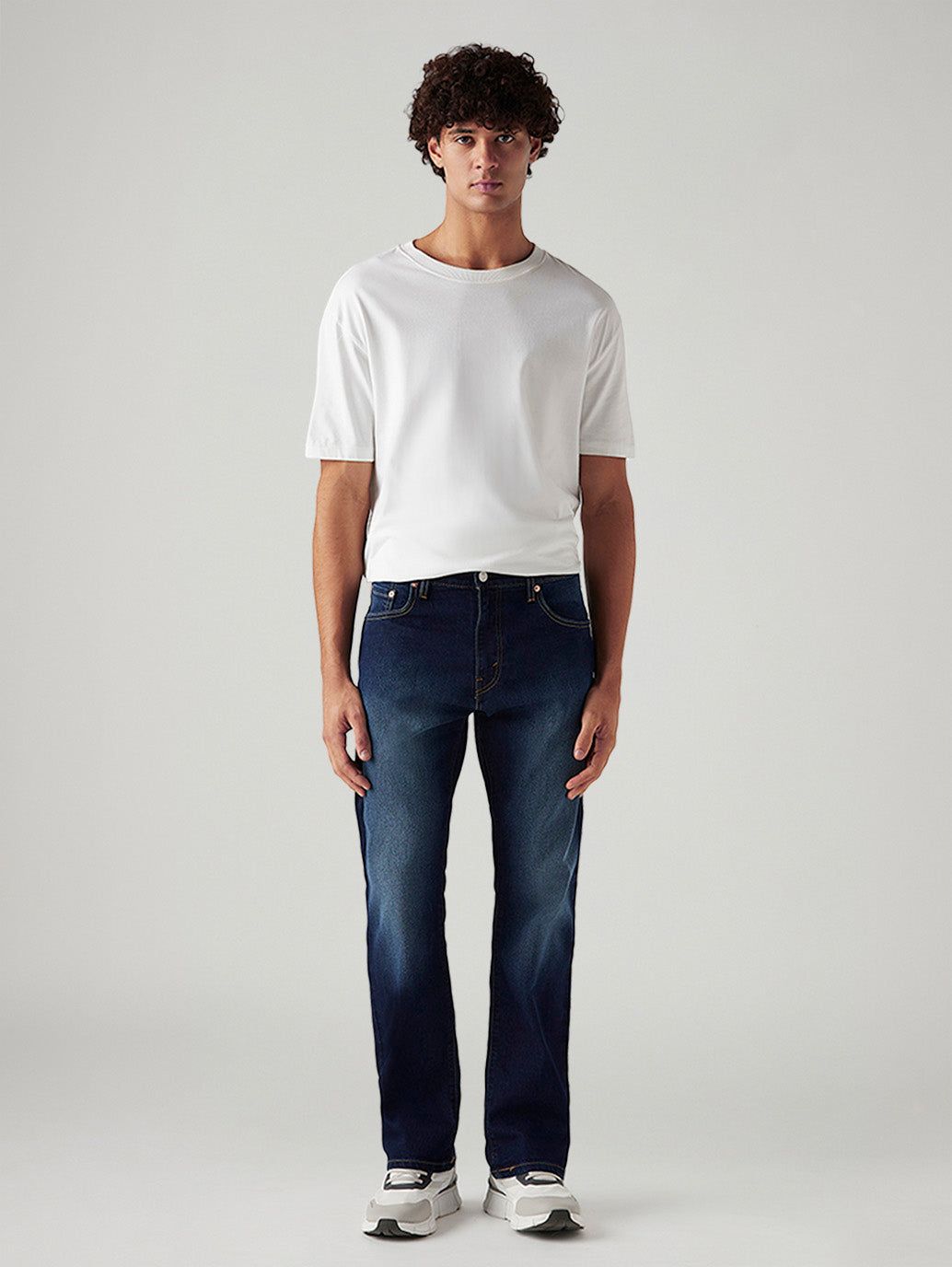 Men's 517 Dark Indigo Bootcut Mid Rise Jeans - Front View
