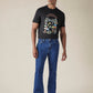 Mens 517 Mid rise Bootcut Fit Cotton Stretch Blend Jeans - Front View