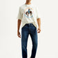 Men's 541 Dark Indigo Athletic Tapered Fit Mid Rise Jeans - Styleshot View