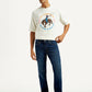 Men's 541 Dark Indigo Athletic Tapered Fit Mid Rise Jeans - Front View