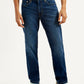 Men's 541 Dark Indigo Athletic Tapered Fit Mid Rise Jeans - Front View