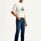 Men's 541 Dark Indigo Athletic Tapered Fit Mid Rise Jeans - Side View