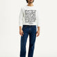 Men's 541 Dark Indigo Athletic Tapered Fit Mid Rise Jeans - Front View