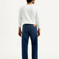 Men's 541 Dark Indigo Athletic Tapered Fit Mid Rise Jeans - Back View